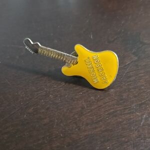 Yellow Guitar Pin